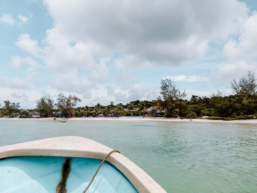 On the boat in Koh Rong Samloem