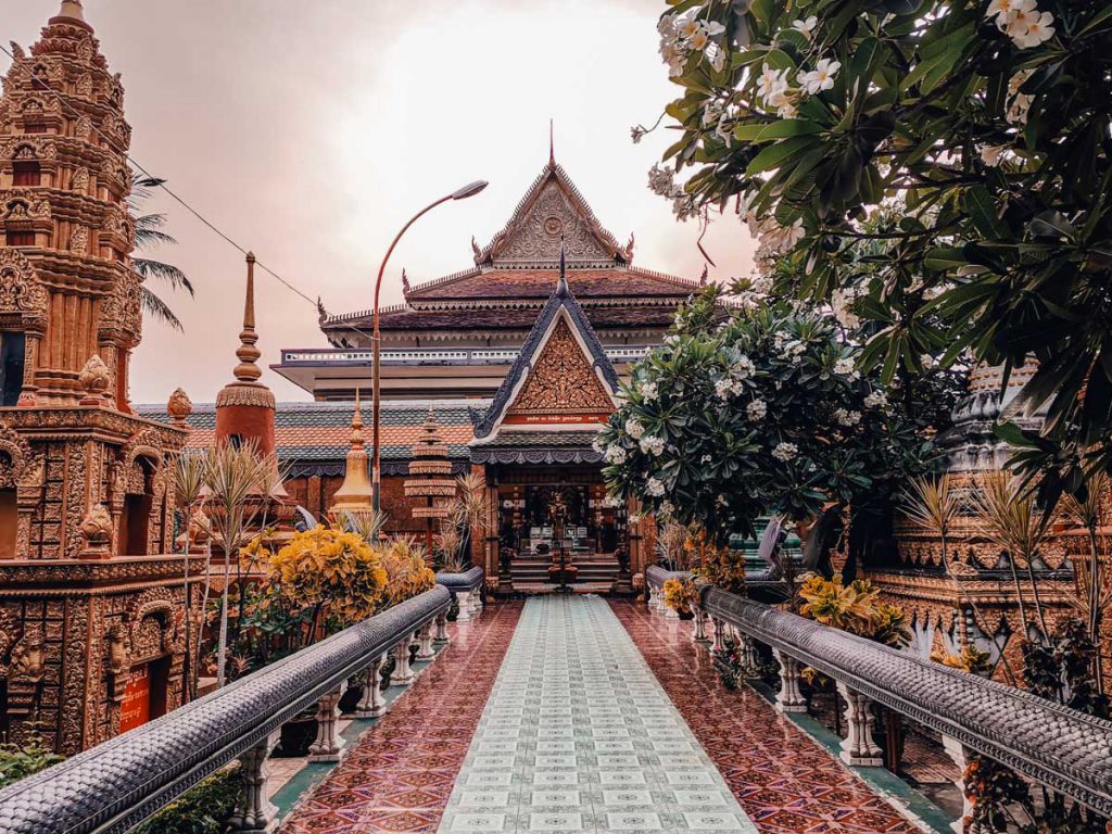 Pagoda in Siem Reap Cambodia